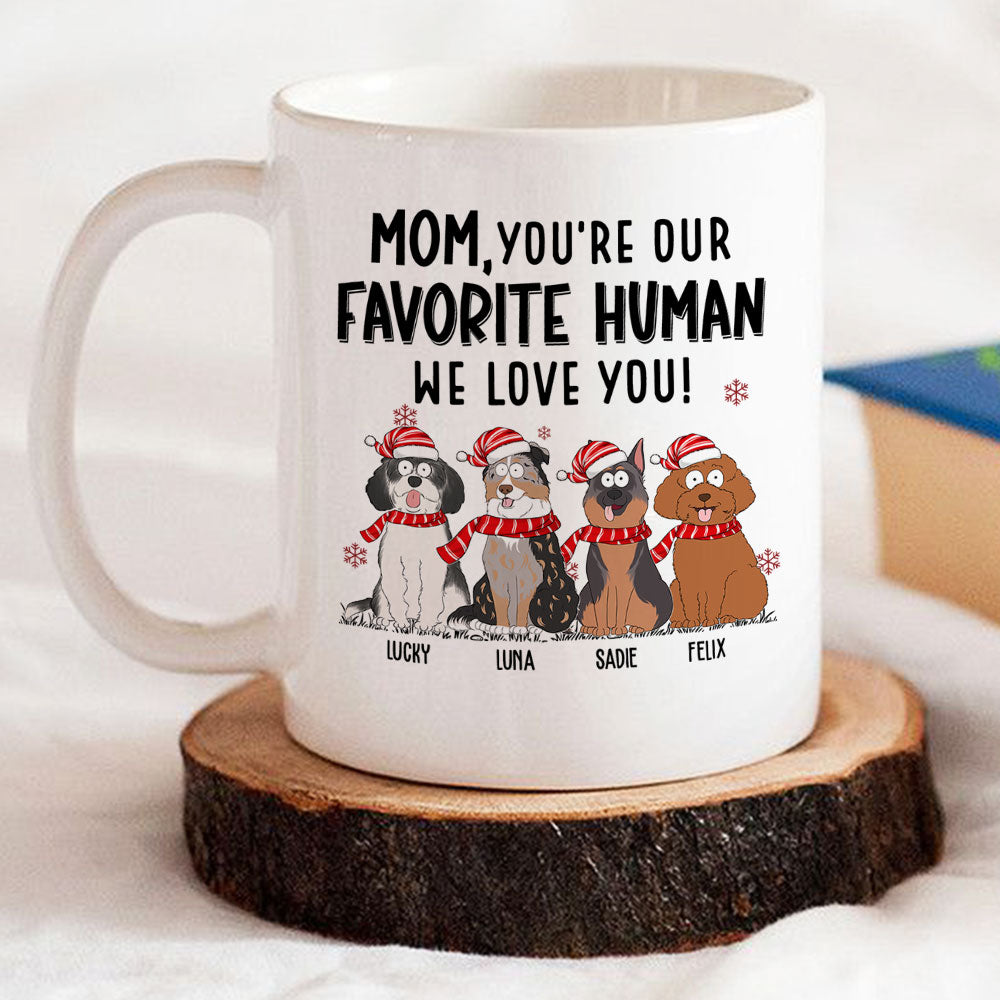Favorite Human We Love - Premium Personalized Custom Coffee Mug for Pet Lovers