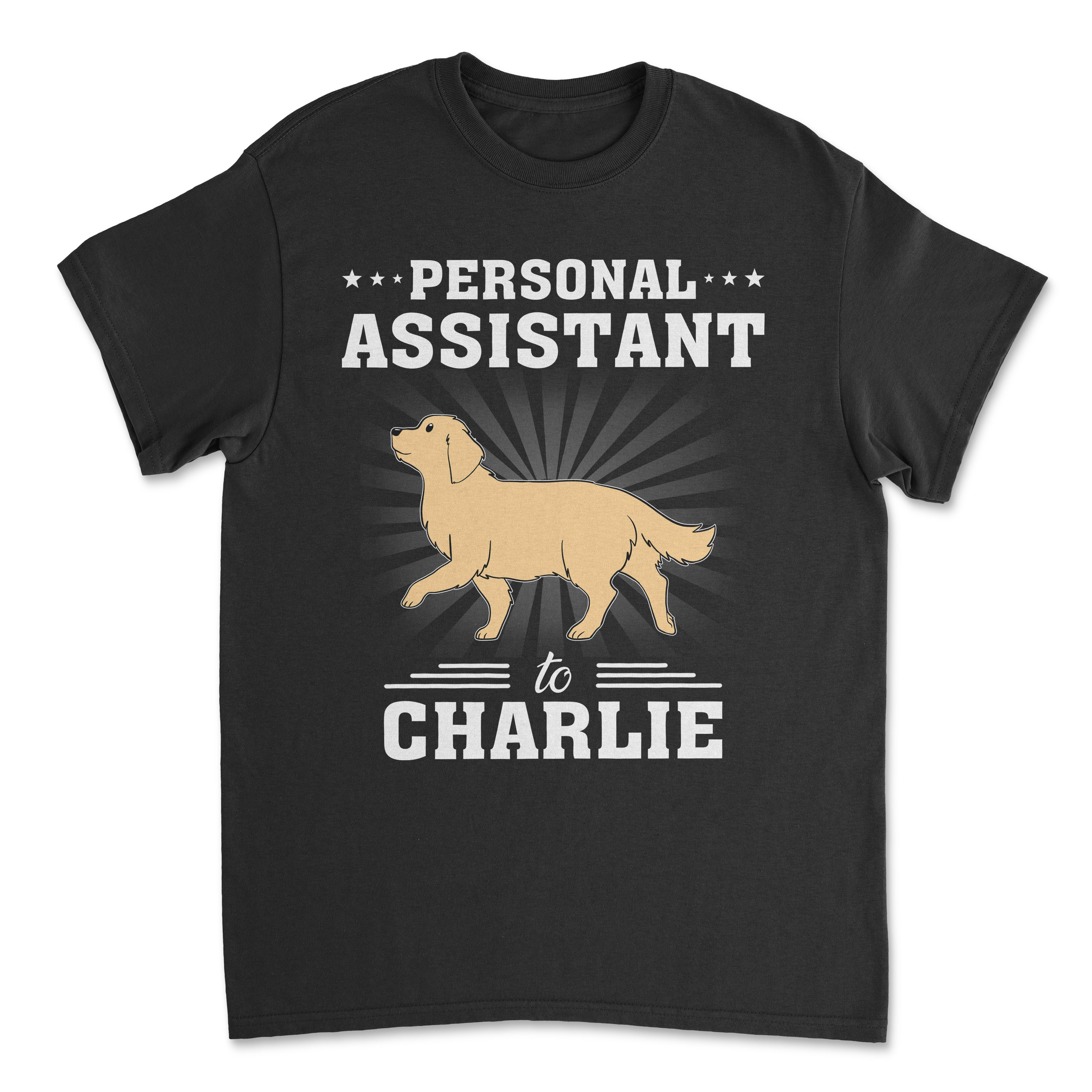 Dog Assistant - Personalized Custom Unisex 5.3 oz T-shirt for Pet Lovers