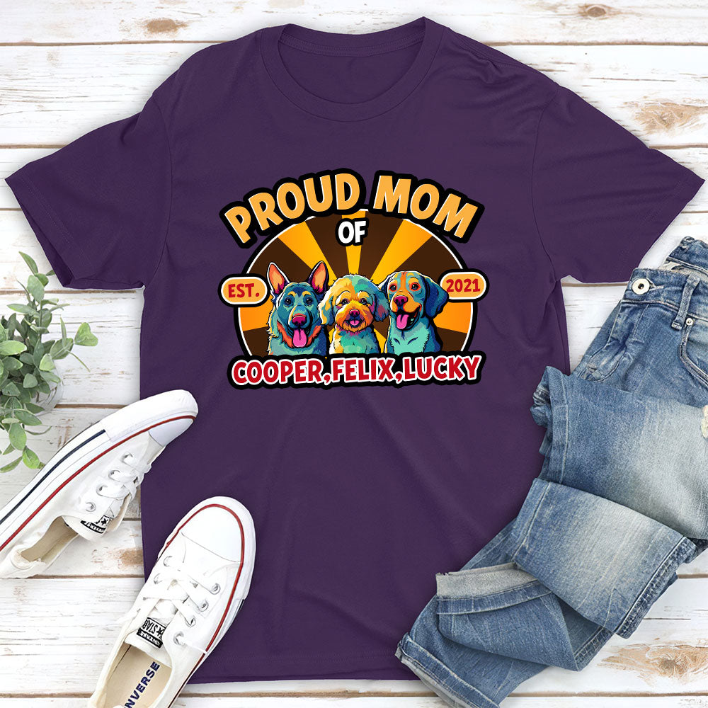 Proud Mom/Dad - Personalized Custom Unisex T-shirt for Pet Lovers