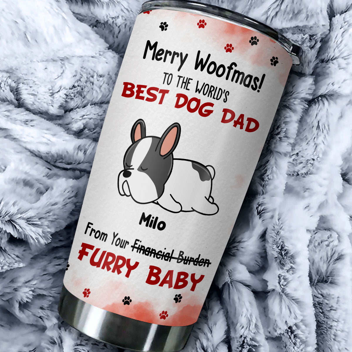 Personalized Custom Financial Burden Tumbler - 20oz High - Quality Stainless Steel with Thousands of Designs