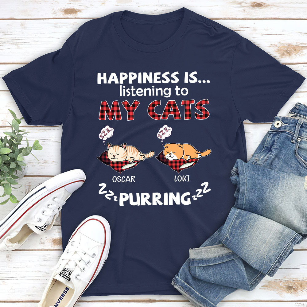 My Pets Snoring - Customizable Unisex 5.3 oz Personalized T-shirt for Pet Lovers