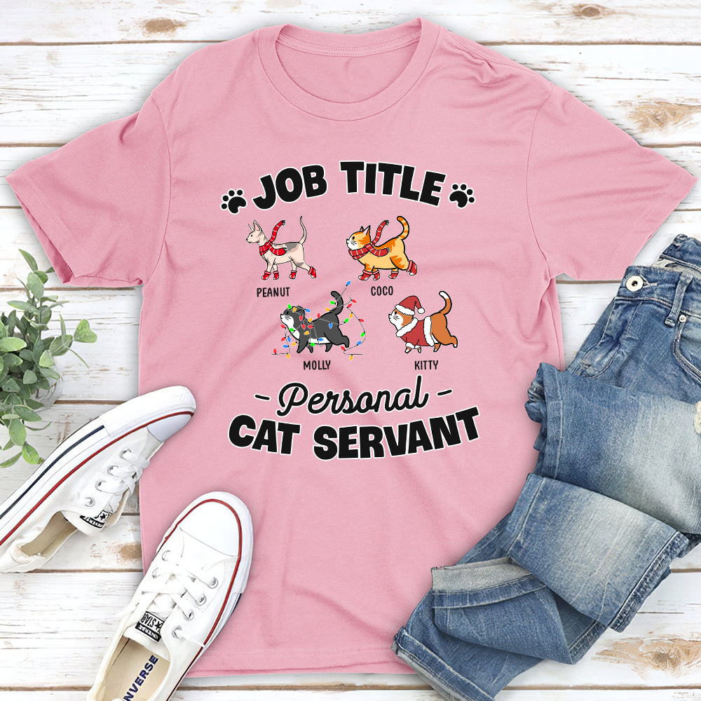 Personal Servant - Personalized Custom Unisex 5.3 oz T-shirt for Pet Lovers