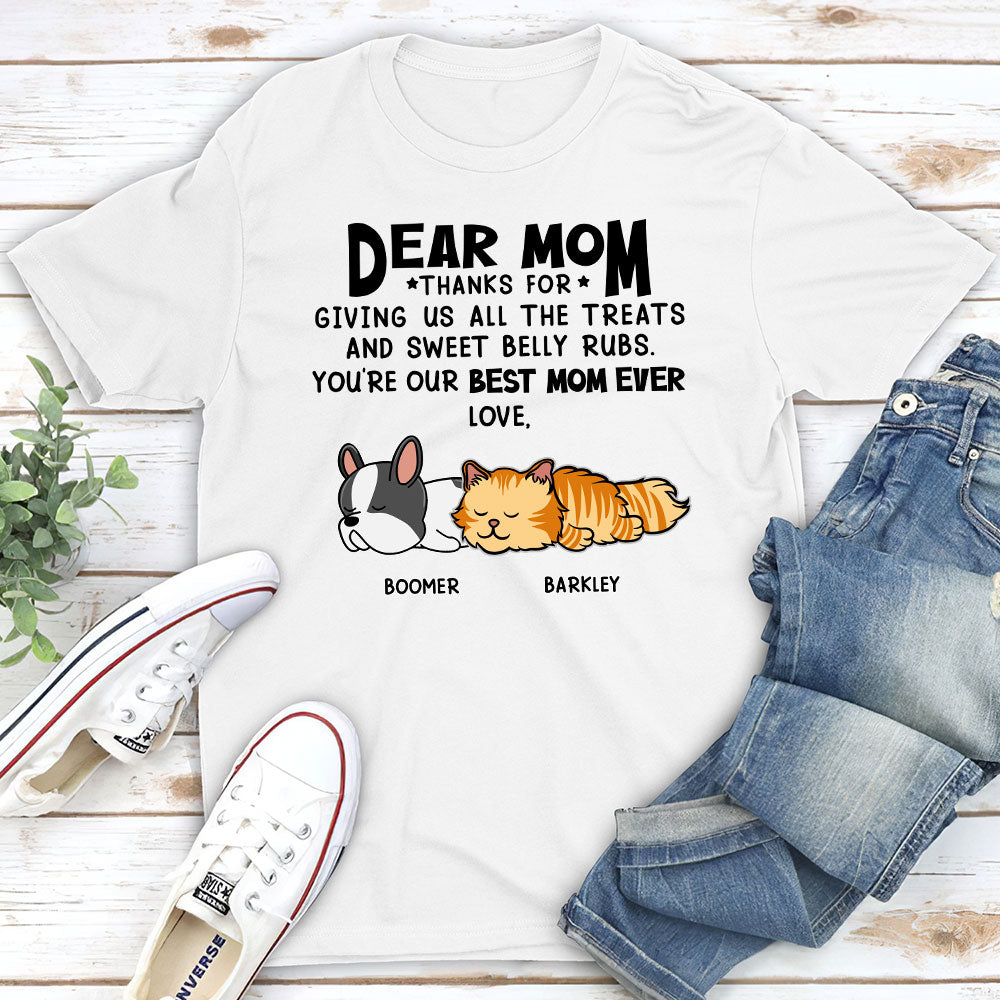 All The Treats 3 - Personalized Custom Unisex 5.3 oz T-shirt for Pet Lovers