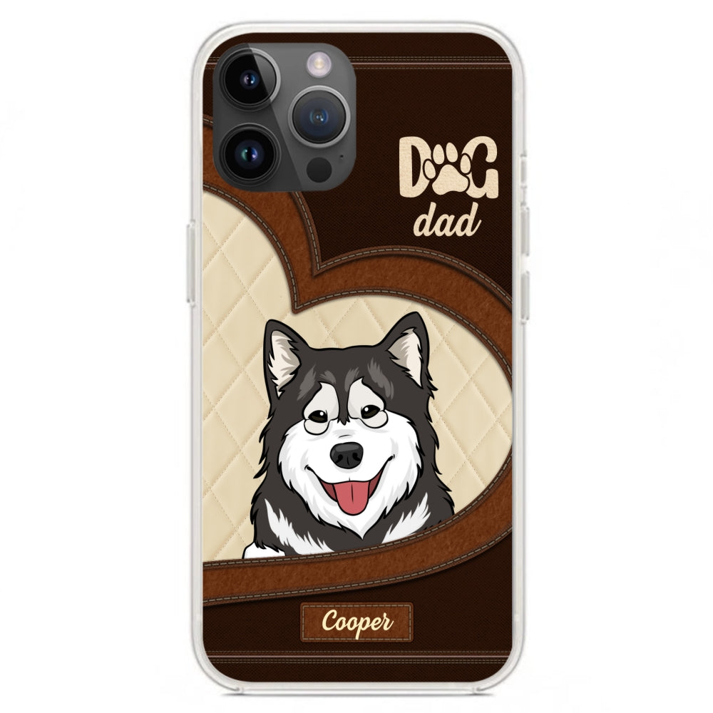 Adorable Peeking Dogs - Customizable Personalized Phone Case for Fashion - Forward Users
