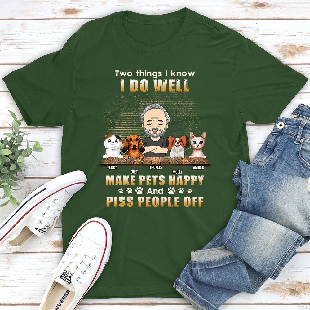 I Do Well - Personalized Custom Unisex 5.3 oz T-shirt for Pet Lovers