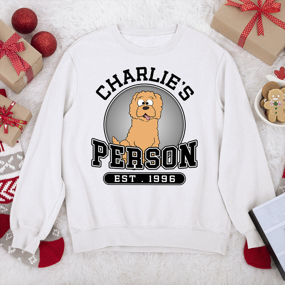Dog Person - Stylish Personalized Custom Unisex 8.0 oz Sweatshirt