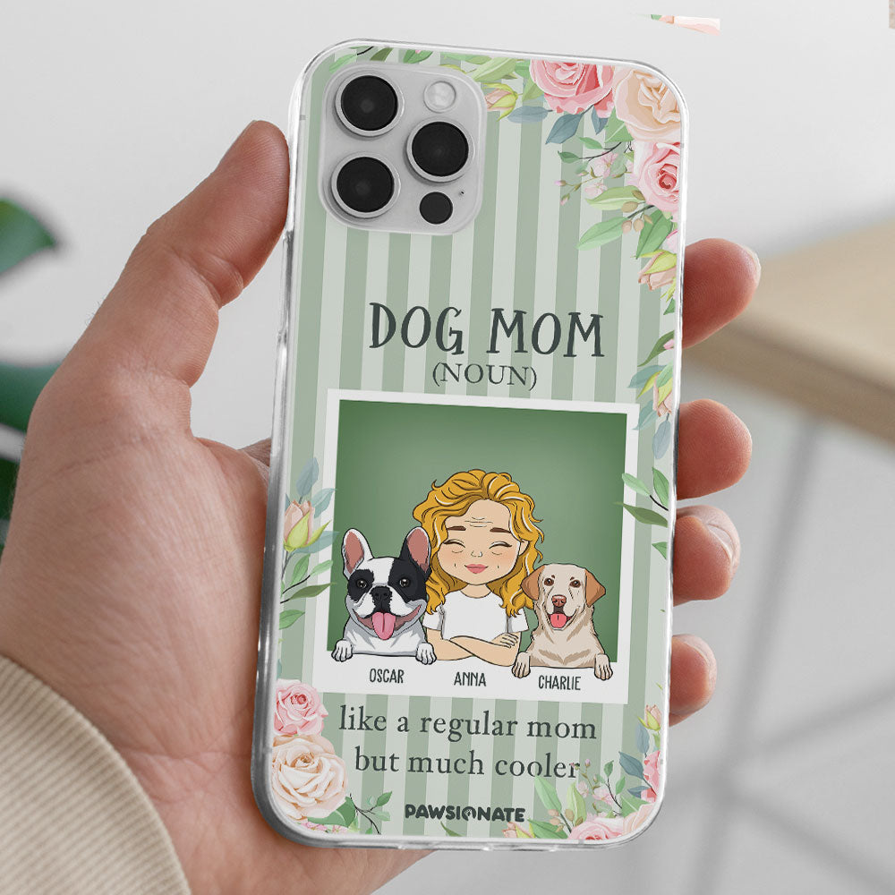 Customizable Dog Mom Personalized Phone Case - A Unique Expression of Canine Love