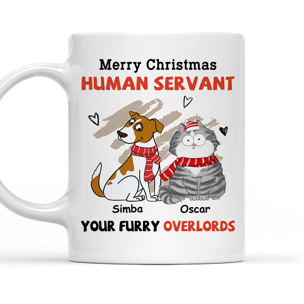 Merry Christmas - Personalized Custom Ceramic Coffee Mug for Pet Lovers (11oz & 15oz Sizes)