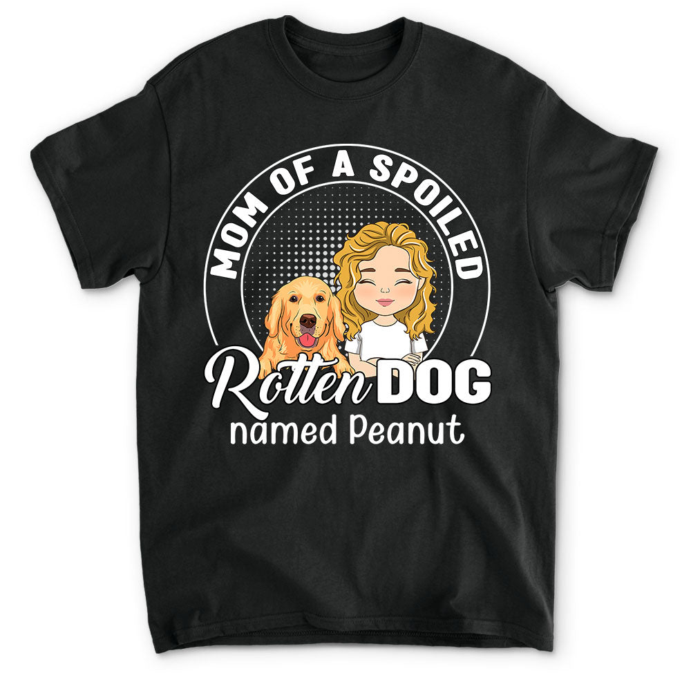 Mom and Dad of Spoiled Dogs - Premium Personalized Custom Unisex Cotton Blend T-shirt