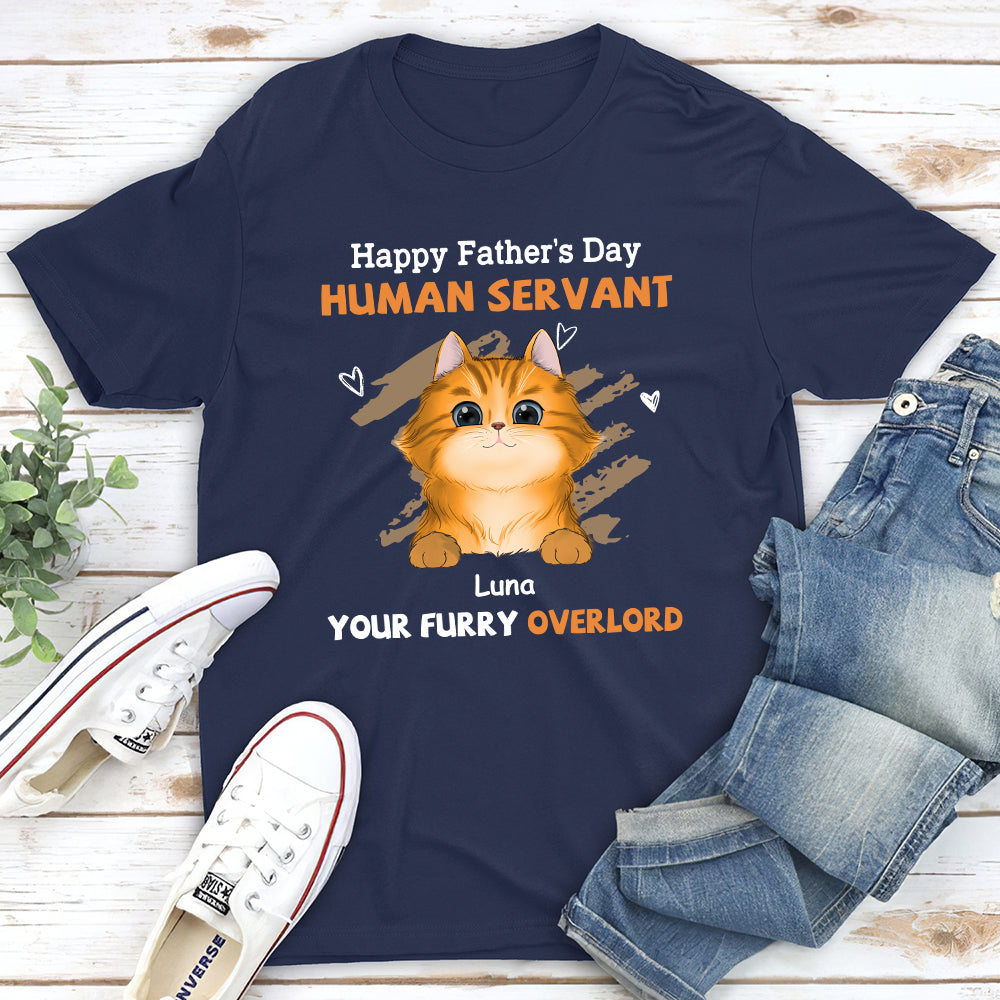 To My Servant - Customizable Unisex 5.3 oz Personalized T-shirt for Pet Lovers