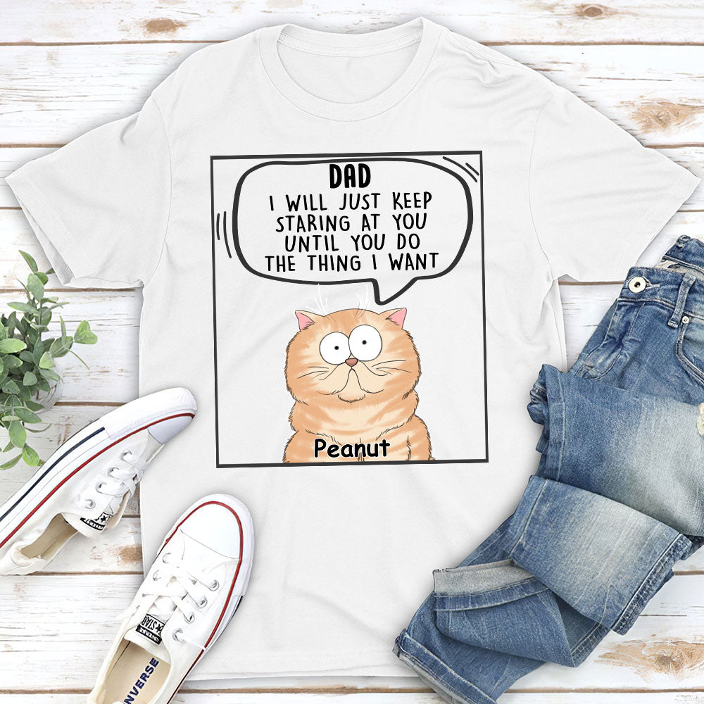 Cats Will Just - Personalized Custom Unisex 5.3 oz T-shirt for Pet Lovers