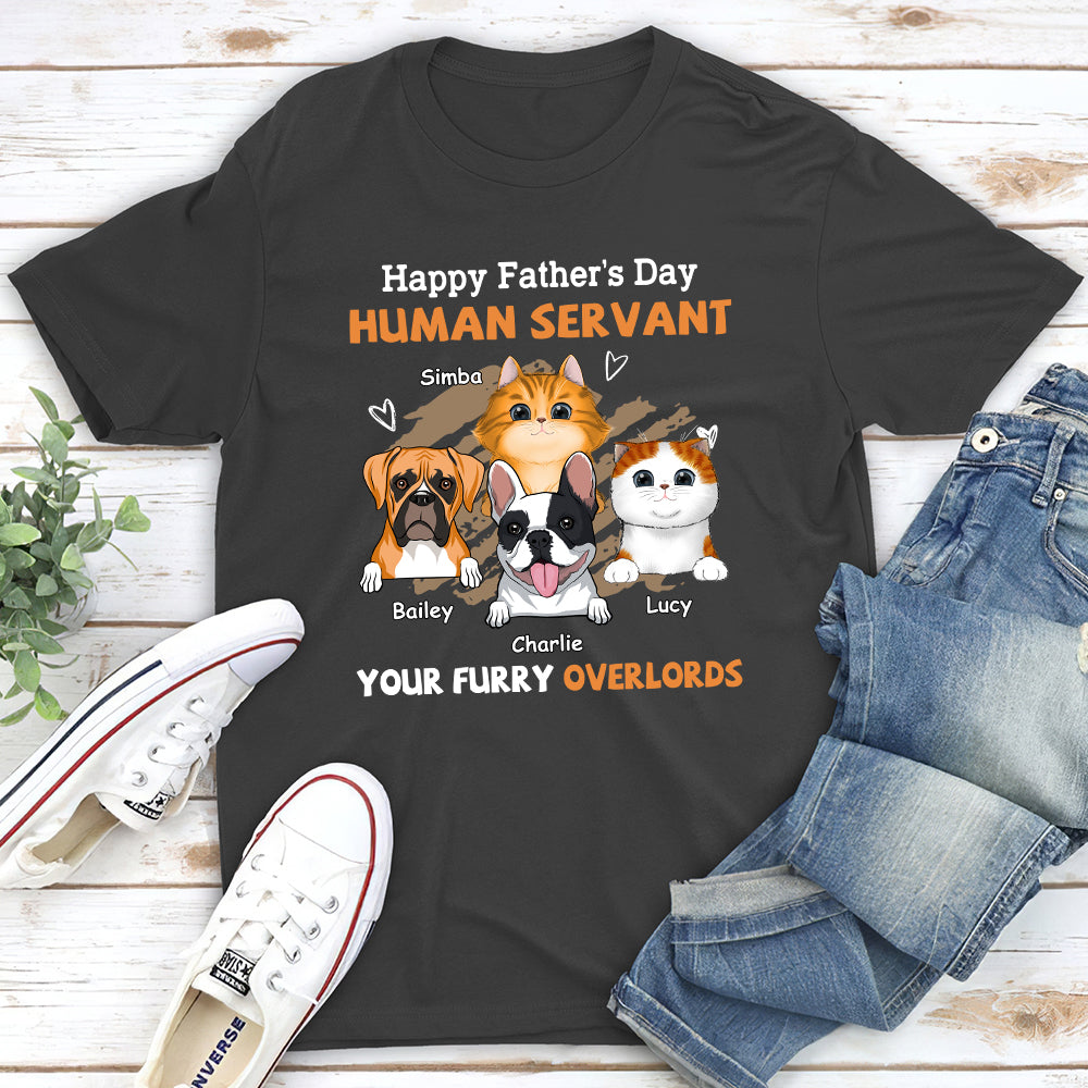To My Servant - Customizable Unisex 5.3 oz Personalized T-shirt for Pet Lovers
