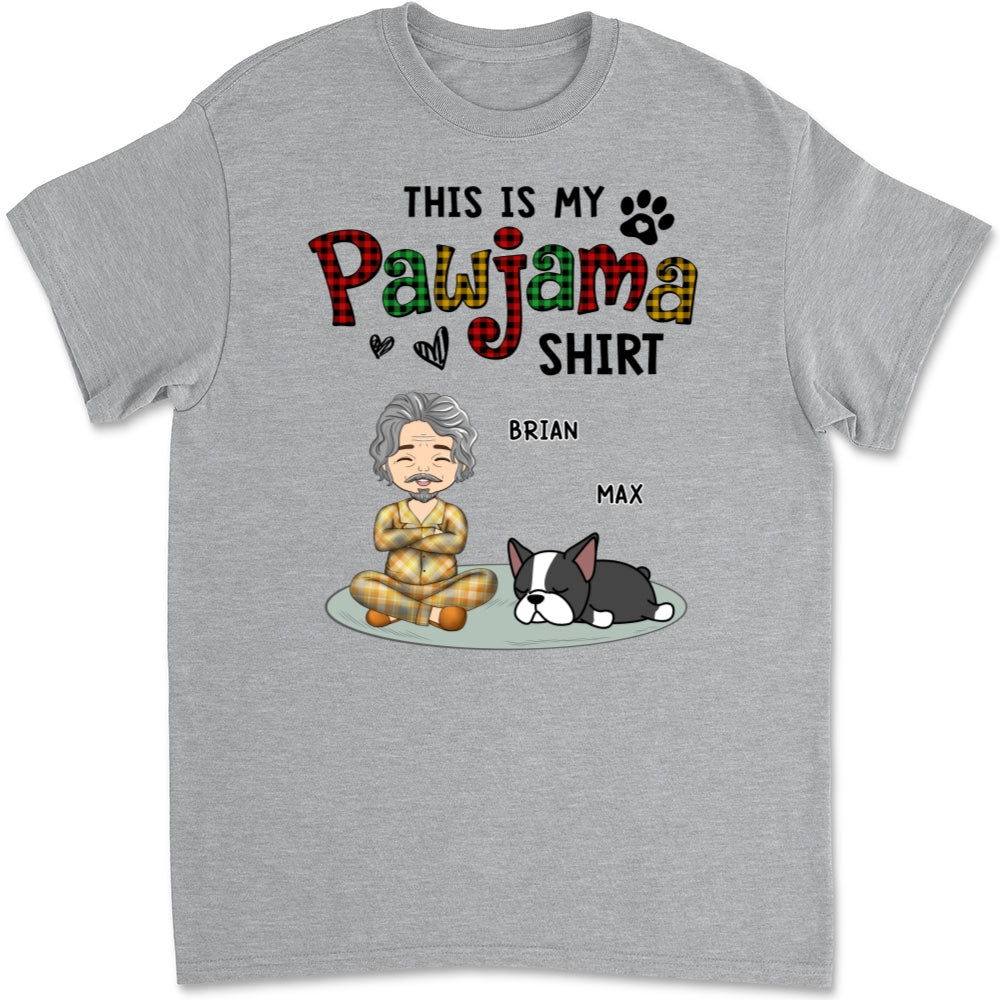 Handsome Pawjama Personalized Custom Unisex 5.3 oz T-shirt - Ideal Gift for Pet Lovers