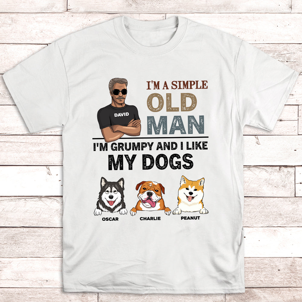 I Like My Dogs - Personalized Custom Unisex 5.3 oz T-shirt for Pet Lovers