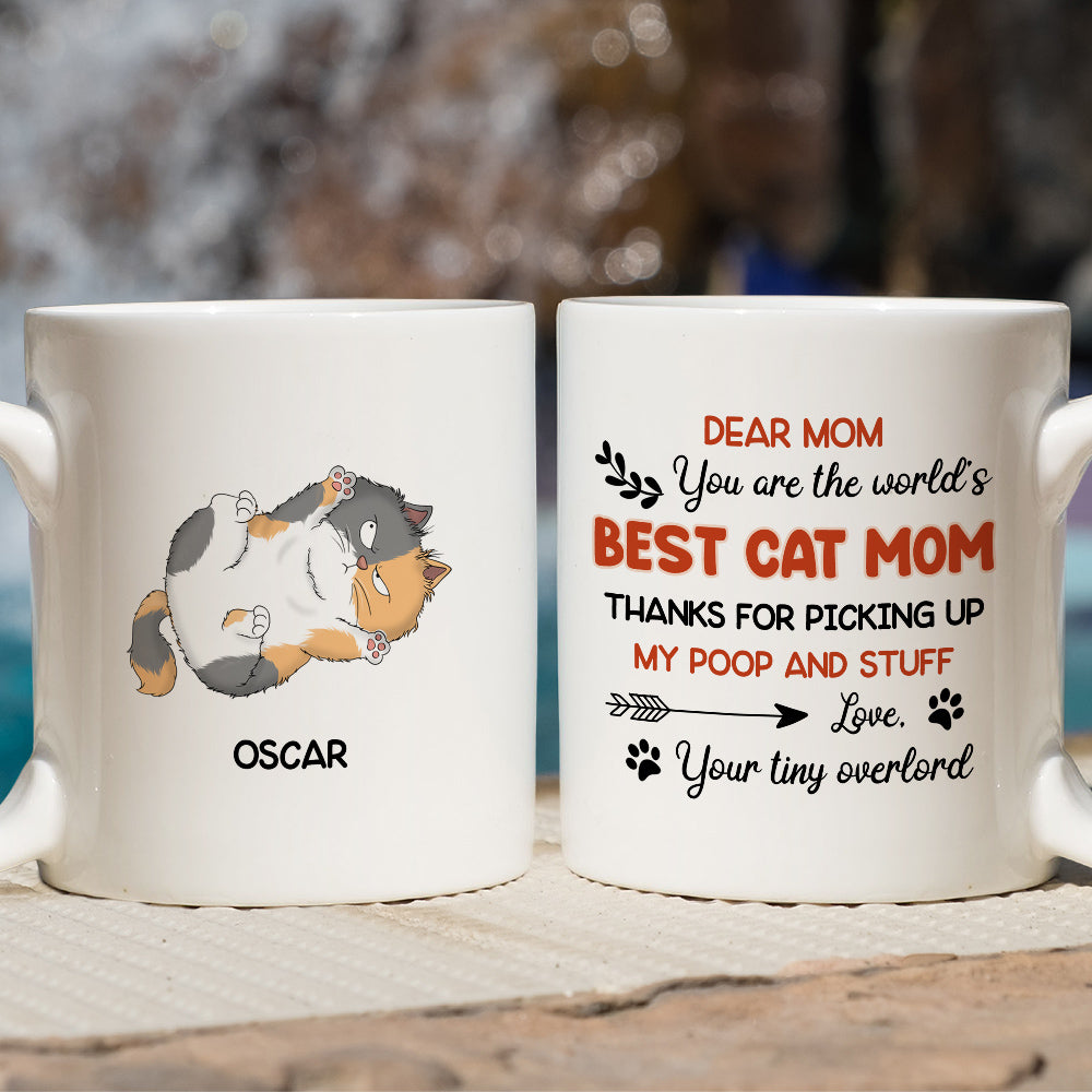 Thanks For Picking Up - Unique Personalized Custom Coffee Mug for Pet Lovers