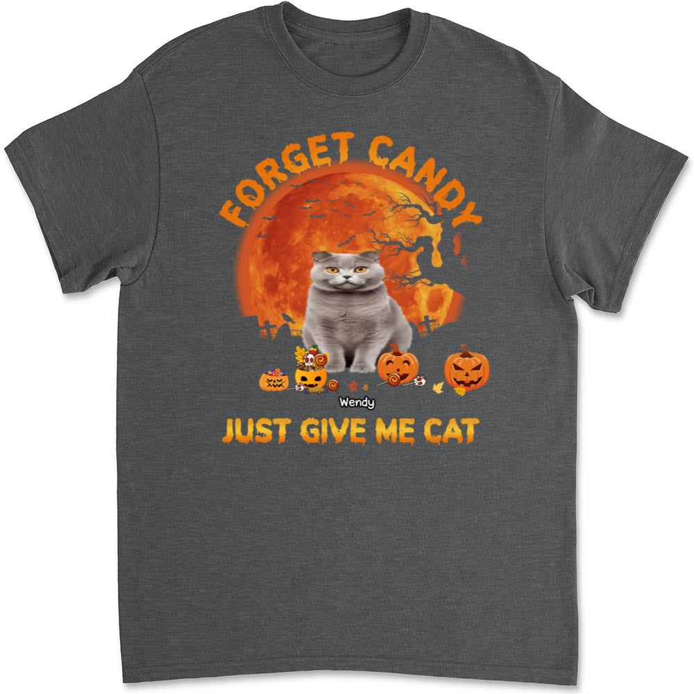 Give Me Cats Photo - Personalized Custom Unisex 5.3 oz T-shirt for Pet Lovers