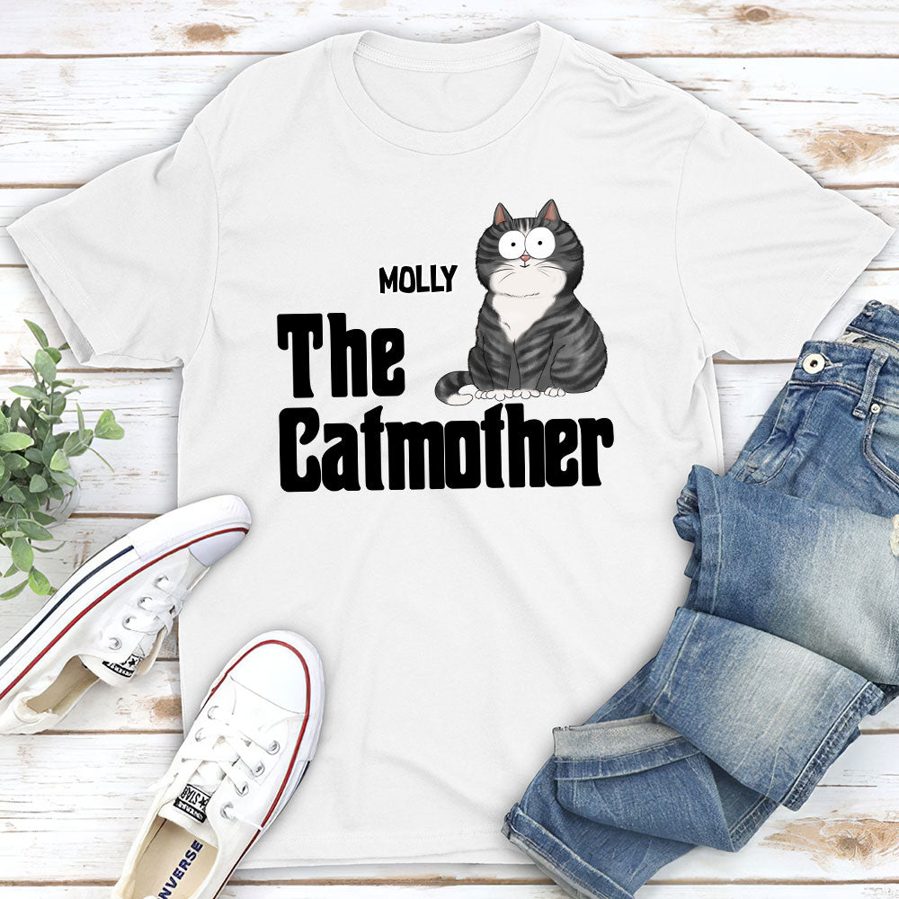 The Cat Father - Personalized Custom Unisex 5.3 oz T-shirt for Pet Lovers