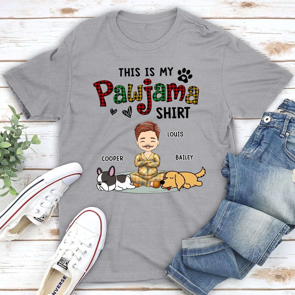 Handsome Pawjama Personalized Custom Unisex 5.3 oz T-shirt - Ideal Gift for Pet Lovers