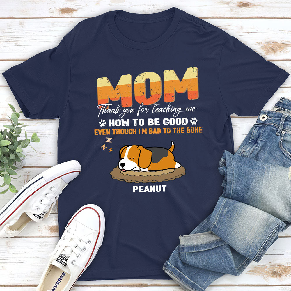 Personalized Custom Unisex 'Teaching Us To Be' T-shirt - Ideal Gift for Pet Lovers