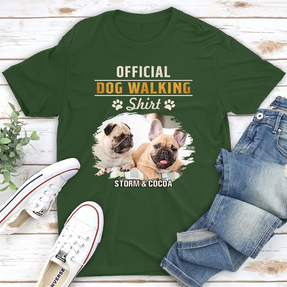 Official Customizable Personalized Unisex Walking T-shirt - Ideal Gift for Pet Lovers