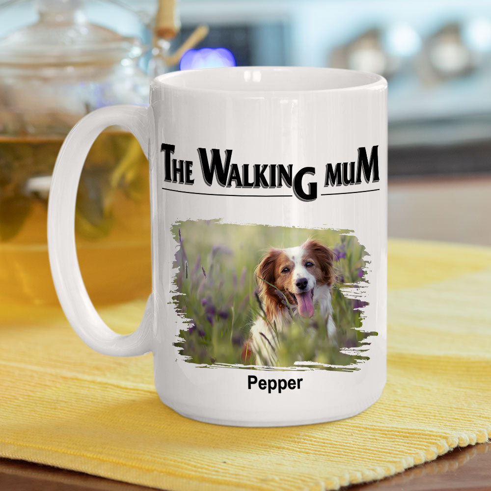 The Walking Cat - Exclusive Personalized Custom Coffee Mug for Pet Lovers