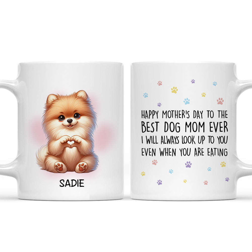 Even When Eating - Customizable Personalized Coffee Mug for Pet Lovers