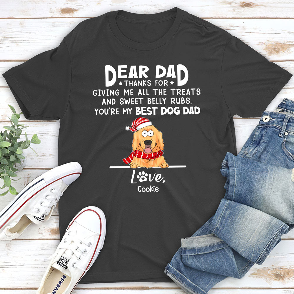 Sweet Belly Rubs - Personalized Custom Unisex 5.3 oz T-shirt for Pet Lovers