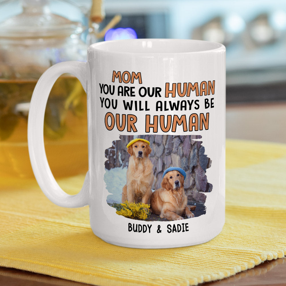 Mom You Are Our Hero - Personalized Custom Ceramic Coffee Mug for Pet Lovers
