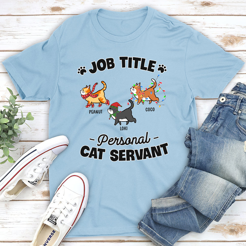 Personal Servant - Personalized Custom Unisex 5.3 oz T-shirt for Pet Lovers