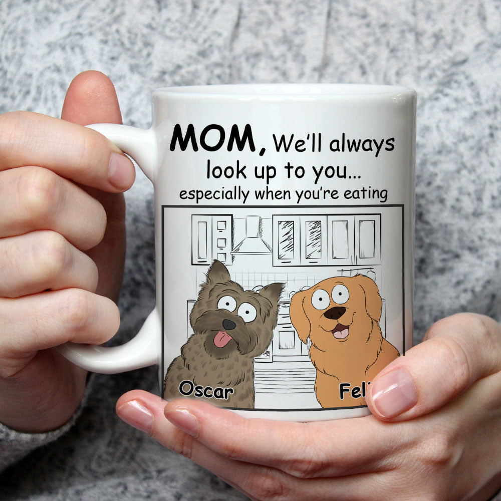 Always Look Up - 11oz Personalized Custom Coffee Mug for Pet Lovers