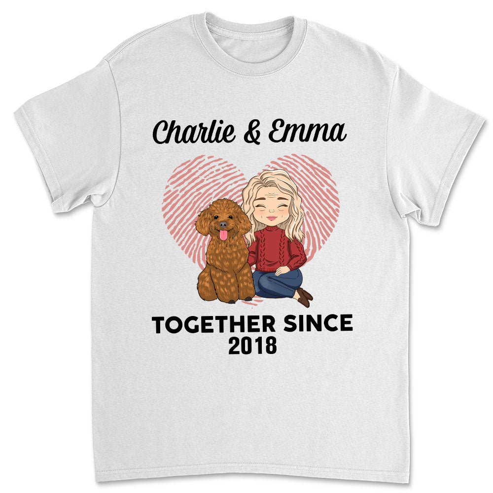 We Together - Personalized Custom Unisex 5.3 oz T-shirt for Pet Lovers
