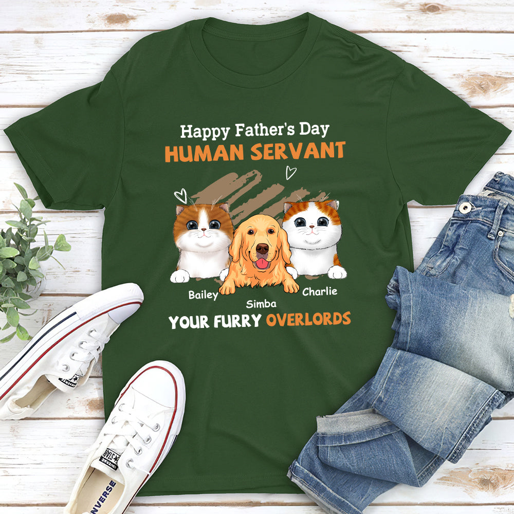 To My Servant - Customizable Unisex 5.3 oz Personalized T-shirt for Pet Lovers