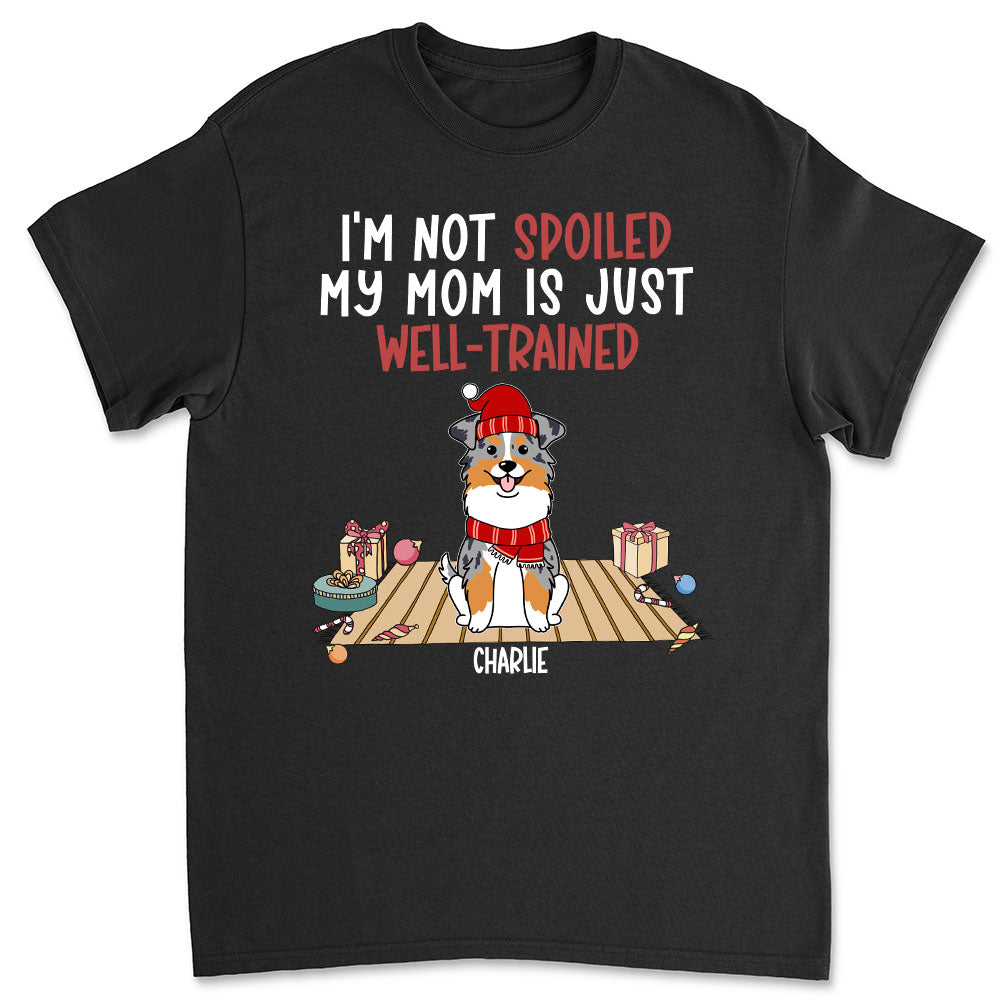 Well Trained Dog Dad - Personalized Custom Unisex 5.3 oz T-shirt for Pet Lovers
