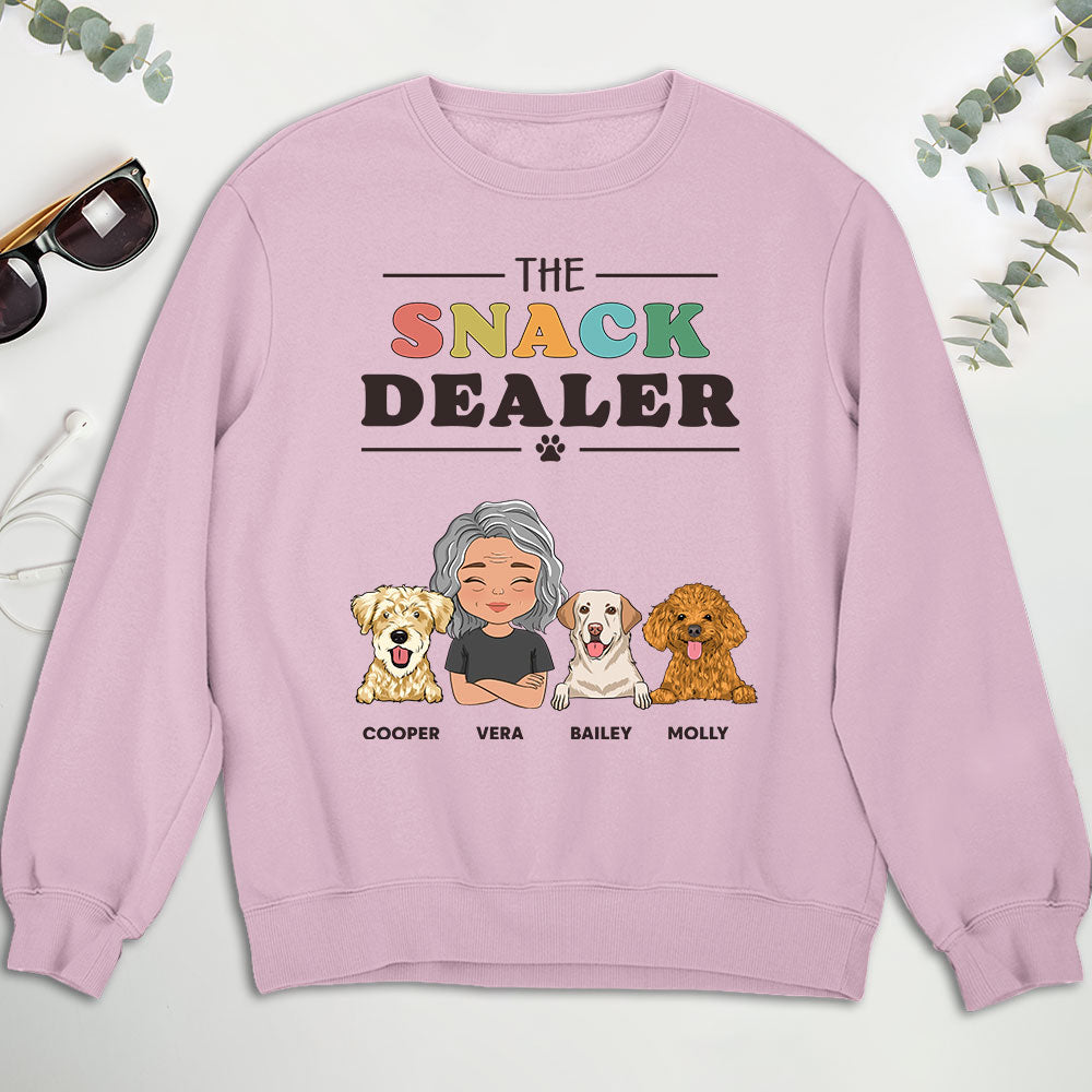 The Snack Dealer - Personalized Custom Unisex 8.0 oz Sweatshirt for Pet Lovers
