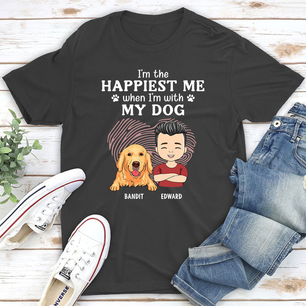 With You - Personalized Custom Unisex 5.3 oz T-shirt for Pet Lovers