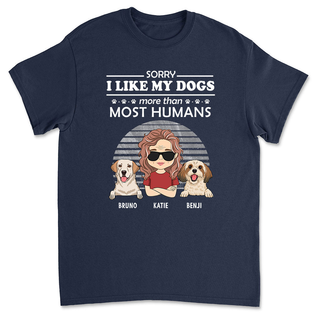 Sorry Not Sorry - Exclusive Personalized Custom Unisex 5.3 oz T-shirt for Pet Lovers