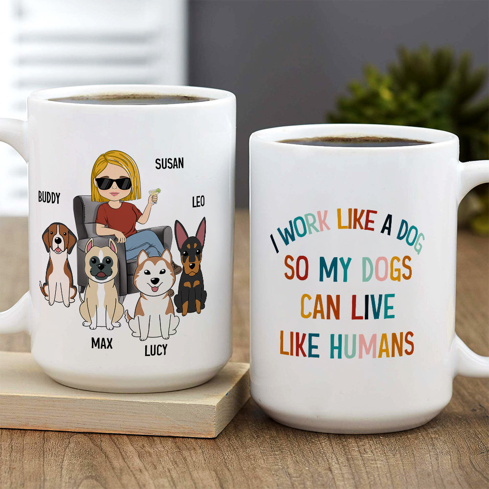 Personalized Custom Coffee Mug for Dog Lovers: Let Your Dog Live Like a Human in Style