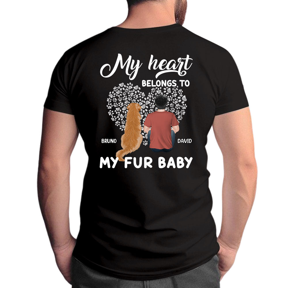 My Fur Babies - Personalized Custom Unisex 5.3 oz T-shirt for Pet Lovers