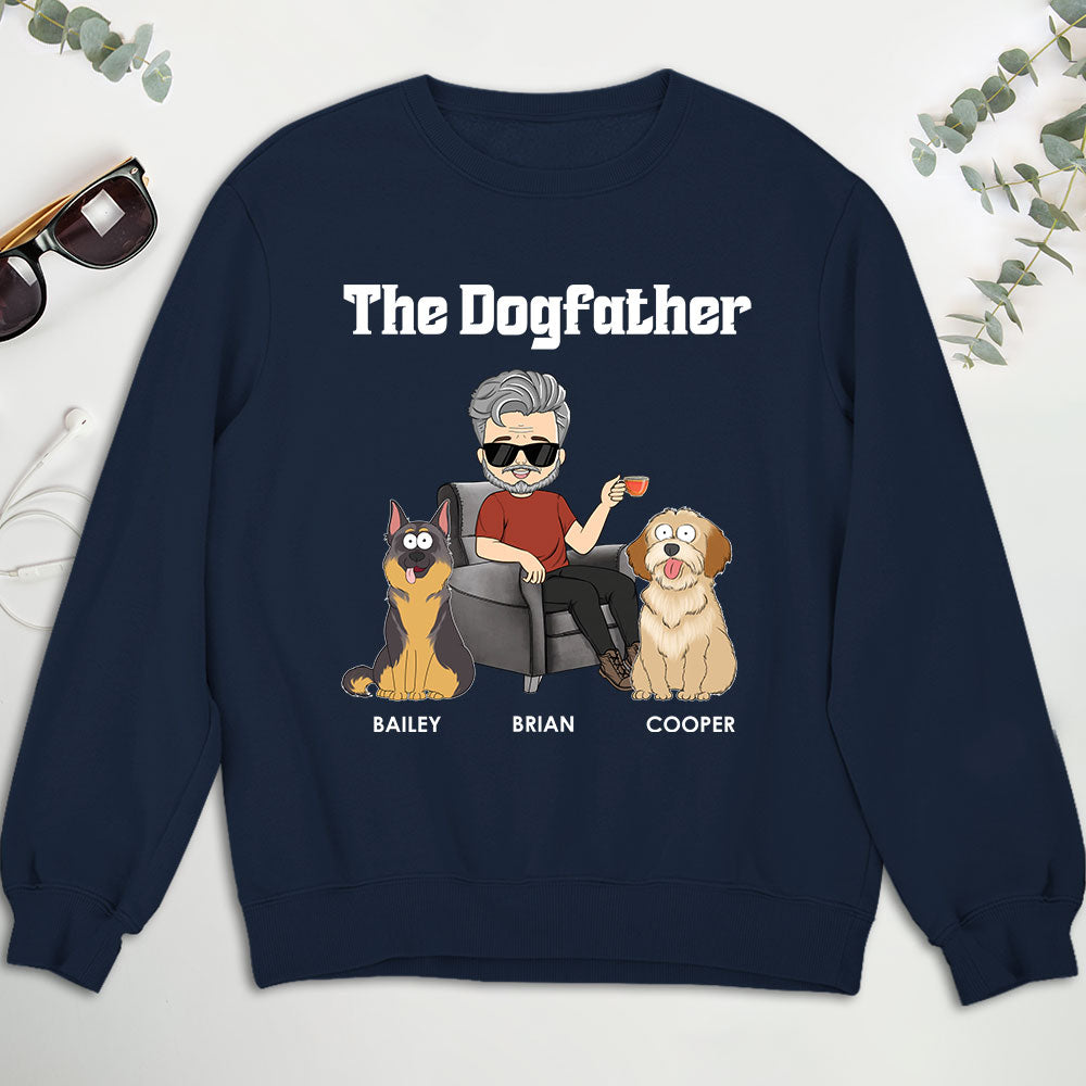 The Dog Parents - Customizable Personalized Unisex 8.0 oz Sweatshirt for Pet Lovers