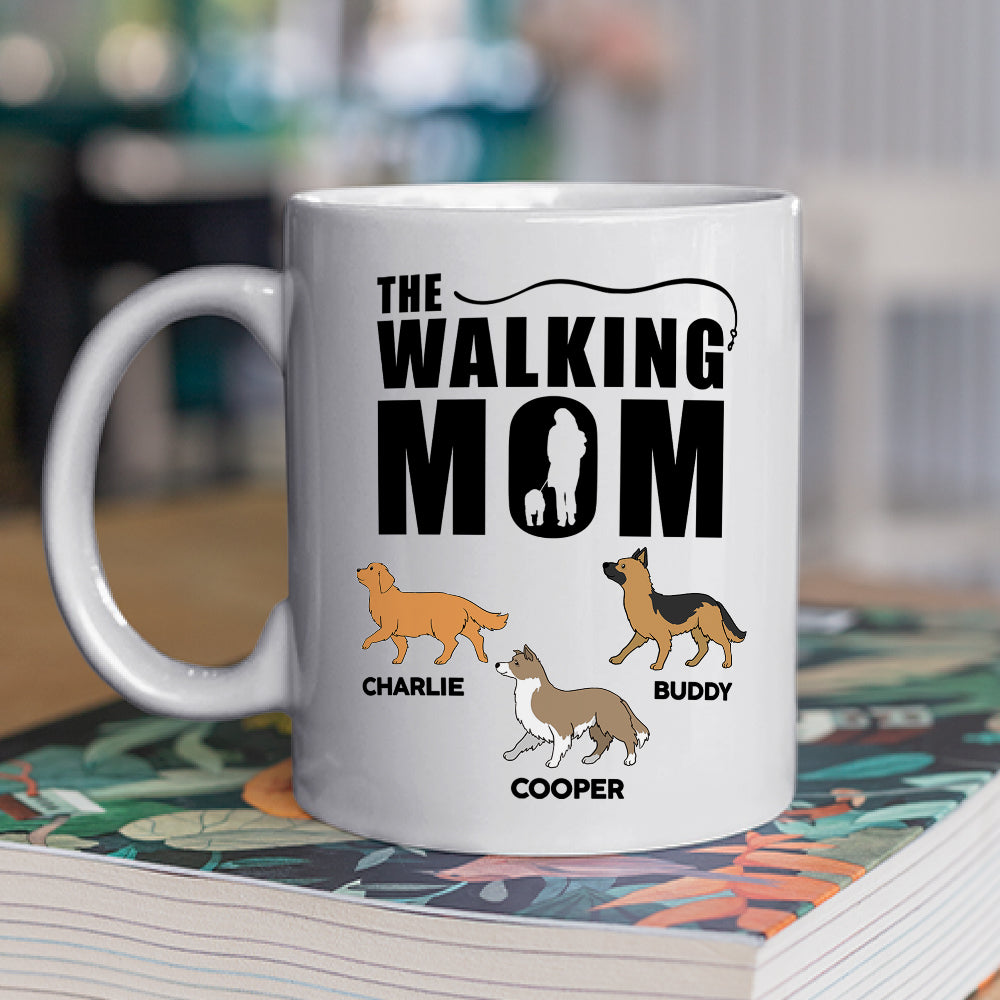 The Walking Dad - Premium Personalized Custom Coffee Mug for Pet Lovers
