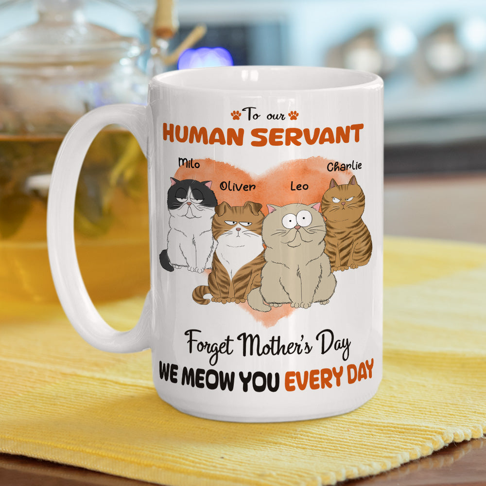 Meow You Every Day - Premium Personalized Custom Coffee Mug for Pet Lovers