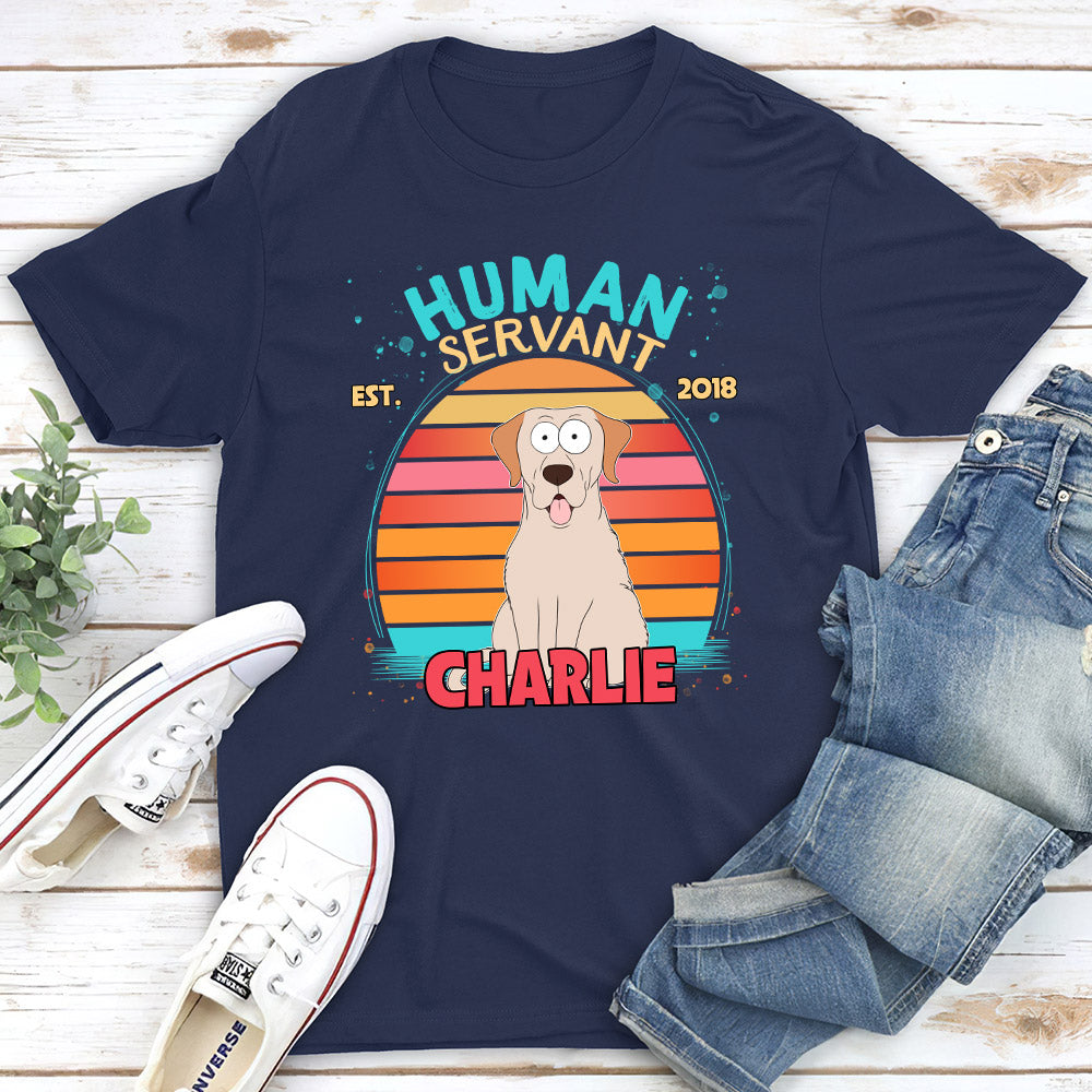 Pet Servant - Personalized Custom Unisex 5.3 oz T-shirt for Pet Lovers