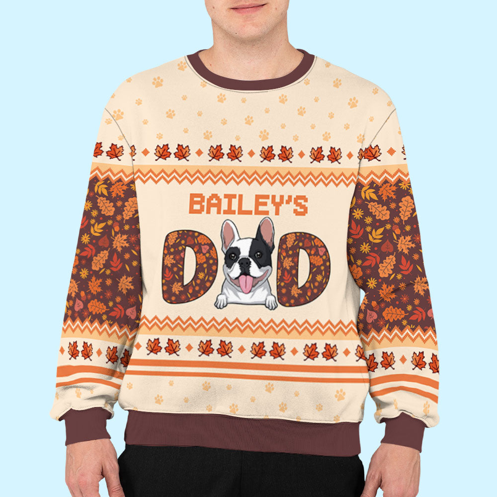 Best Dog & Cat Mom - Personalized Custom All-Over-Print Polyester Blend Unisex 8.8 oz Sweatshirt