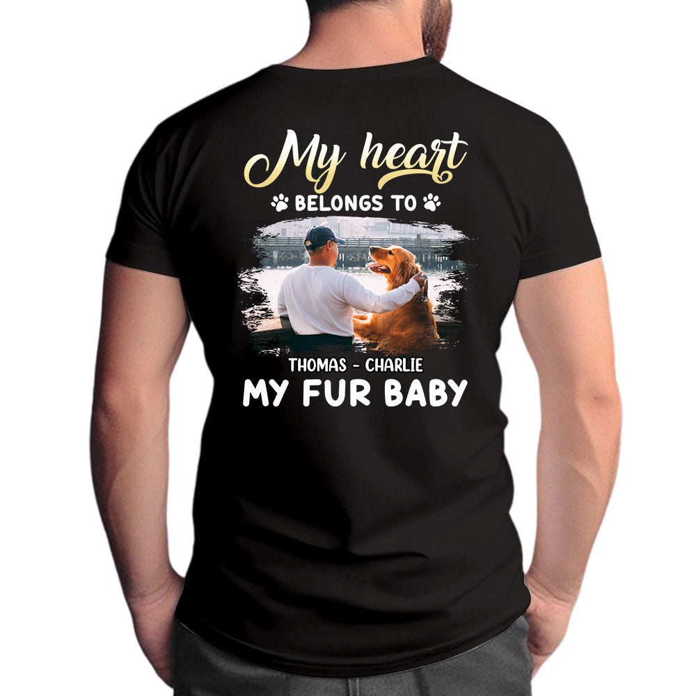 Personalized Custom Unisex T-shirt - Show Your Love for My Fur Babies with a Photo
