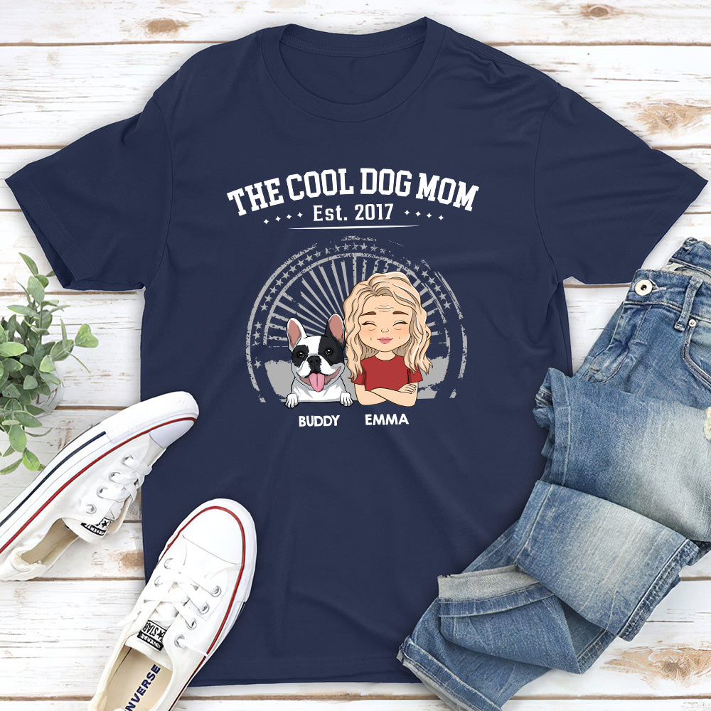 The Awesome Personalized Custom Unisex Cool Dog Dad T-shirt