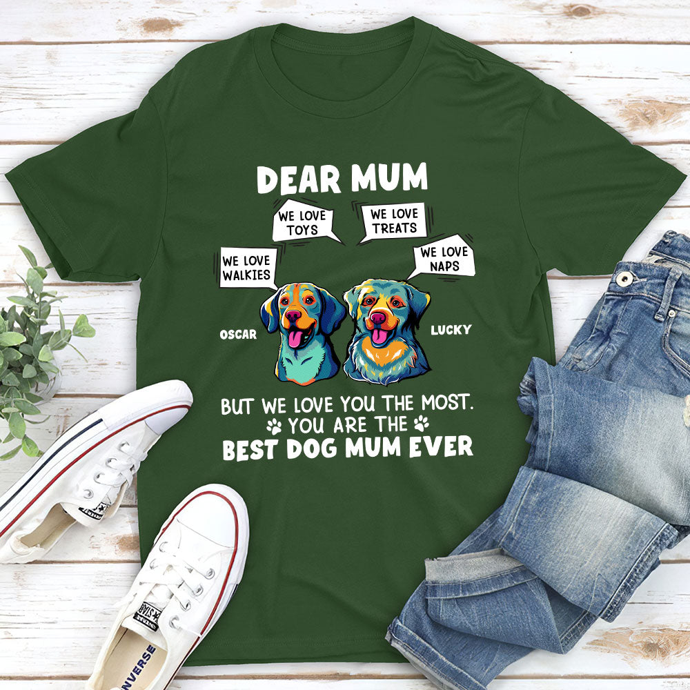 Treats And Naps - Personalized Custom Unisex 5.3 oz T-shirt for Pet Lovers