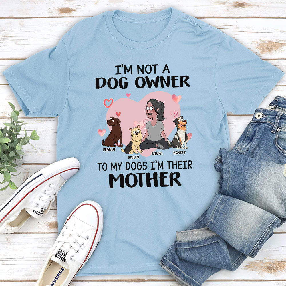 To My Dog - Personalized Custom Unisex 5.3 oz T-shirt for Pet Lovers