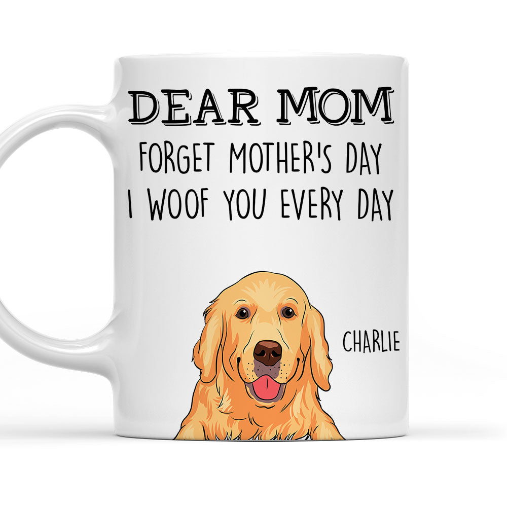We Woof You Mom Dad - Unique Personalized Custom Coffee Mug for Pet Lovers