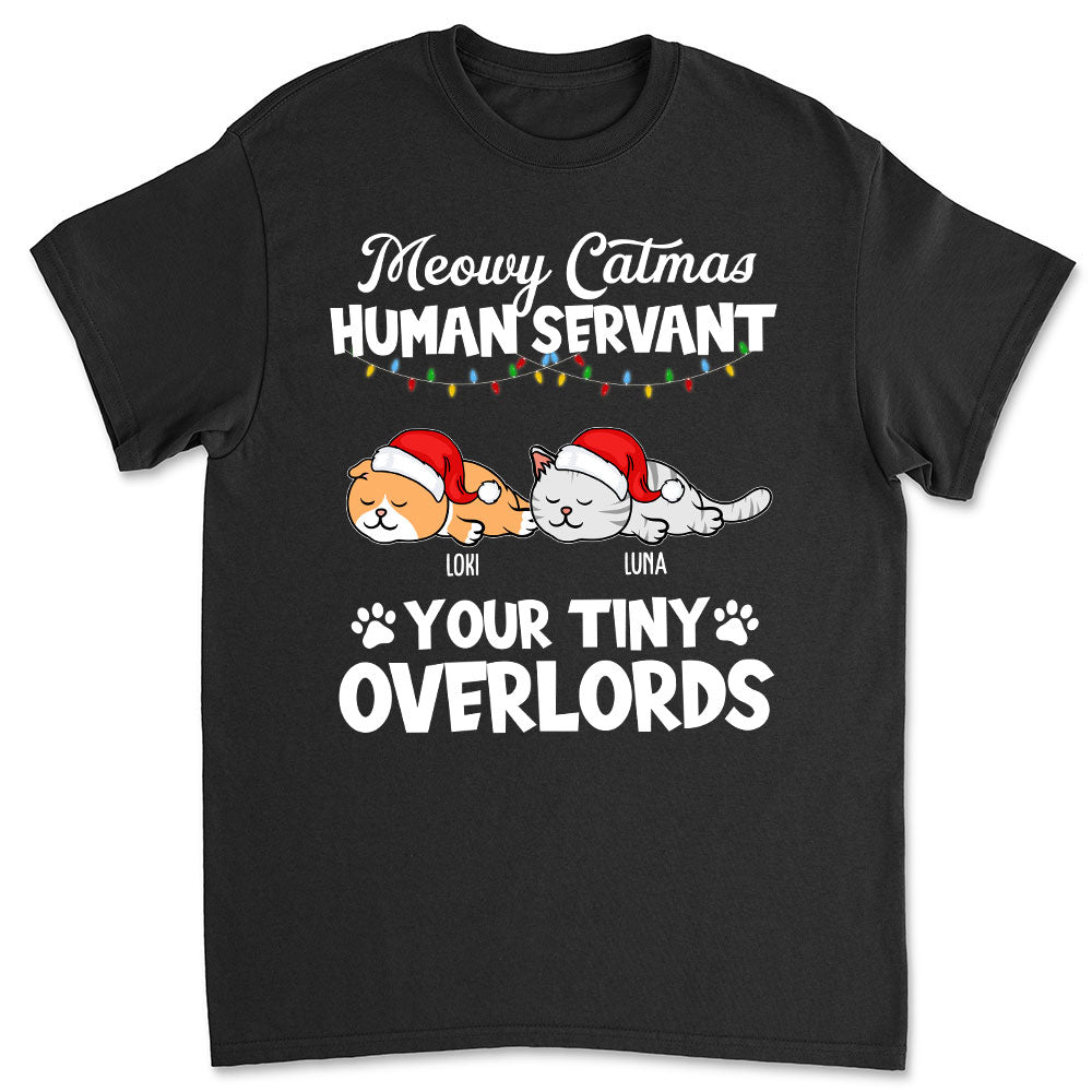 Sleeping Meowy - Personalized Custom Unisex 5.3 oz Heavy Cotton T-shirt for Pet Lovers