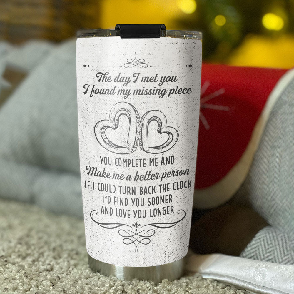The Day I Met You - Personalized 20oz Custom Tumbler with Thousands of Cool Designs